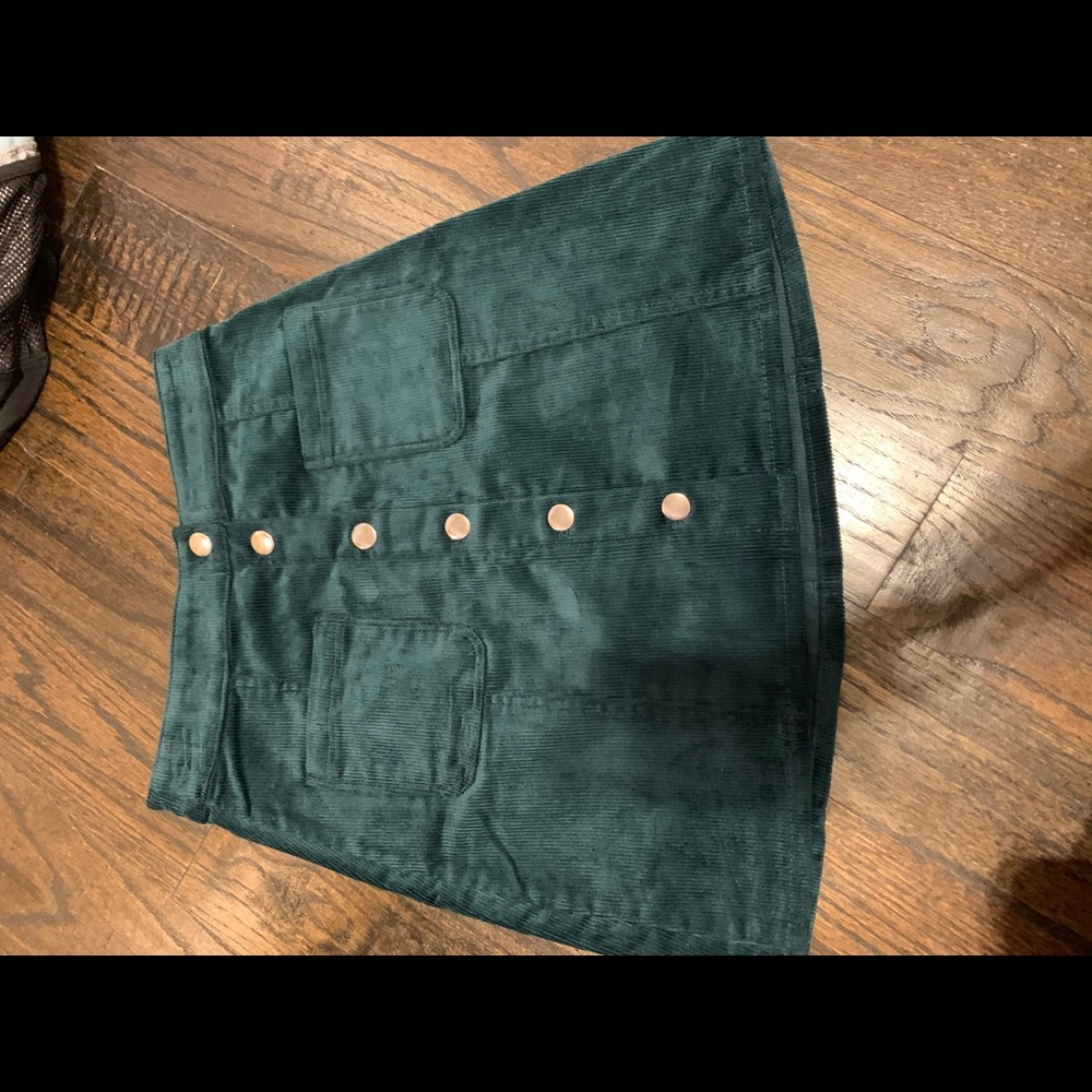 H&M Button Up Mini Skirt